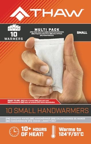 THAW Small Disposable Hand Warmers – 5 Pairs, Up to 10 Hours Heat — view 5