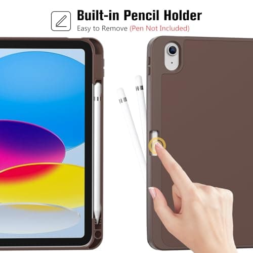 ProCase Matte Case for iPad A16 11th/10th Gen with Pencil Holder — view 3