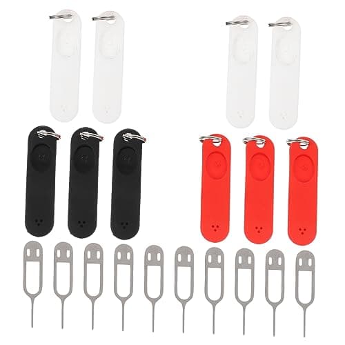VILLCASE 10pcs Sim Tray Extraction Pin Tool for Smartphones and Sim Cards
