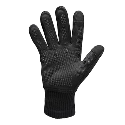 LEAKDRY Waterproof Merino Wool Touchscreen Gloves – 3-Layer Thermal Suitable for Winter Gloves with Nylon Outer, Windproof & Breathable for Outdoor Sports,Cycling,Hiking,Skiing Unisex (Grey, M) — view 2