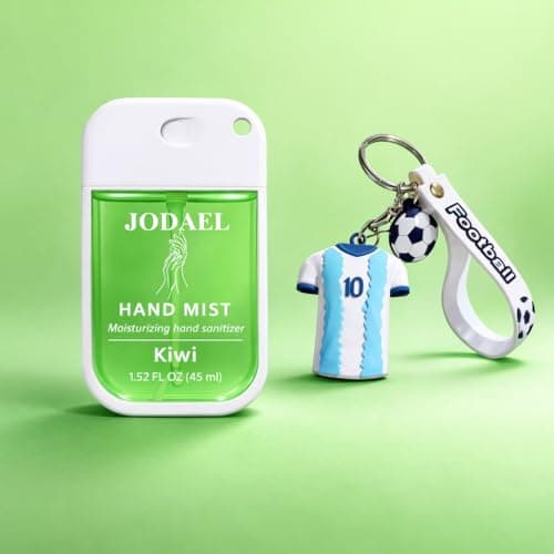 Mist Hydrating Hand Sanitizer Spray Hand Care Set Women and Mens Gifts Birthday Gifts Germ & Virus Protection Travel Size- (alcohol free sanitizer for kids with 3d keychain) — view 2