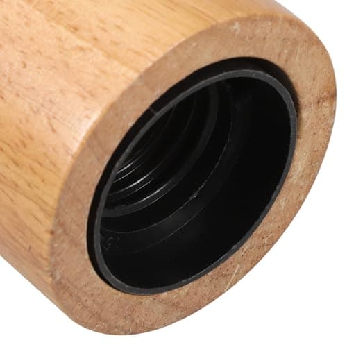 E27 Screw Bulb Base Wooden Light Socket Adapter for Pendant Lamps — view 3