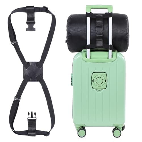 Black Luggage Straps for Suitcases, Adjustable Bungee Straps for Suitcases, Backpack Luggage Straps, Compatible with All Suitcase Sizes, 32 inches, 1 Count