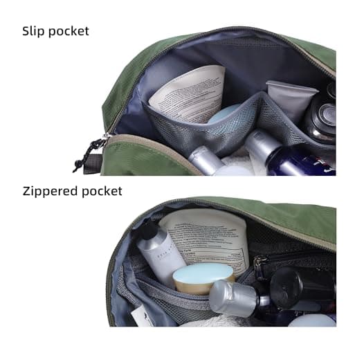 Travel Toiletry Bag 5L, Compact Wash Bag with Waterproof TPU Wet/Dry Compartment — view 4
