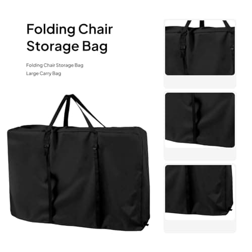 Baoblaze Folding Chair Storage Bag, Garden Cushion Bags, 210D Oxford Cloth — view 3