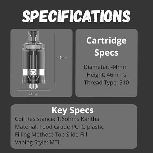 Innokin Go S Tank (Light Blue) - Pack of 3 - E Cigarette Tank 2ml 13W MTL — view 4