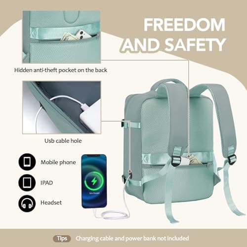 Xkdoai for Ryanair Cabin Bags 40x30x20, Travel Backpack Womens — view 5