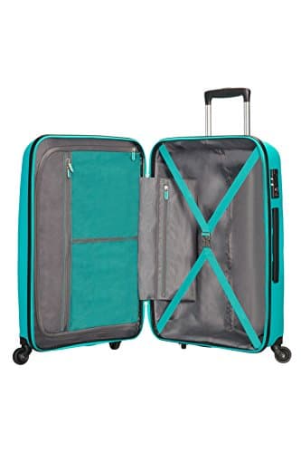 American Tourister Bon AIR - Spinner M, Suitcase, 66 cm, 57.5L, Turquoise (Deep Turquoise) — view 4