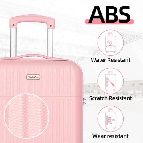 Tavoxda 28 Inch Large Luggage, ABS Hard Shell Travel Suitcase for Holiday — view 5