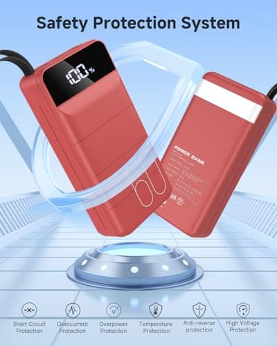 PDBEST 22.5W Fast Charging Power Bank 60000mAh USB-C Portable Charger — view 6