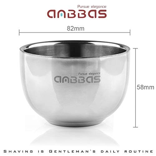 Anbbas 4IN1 Shaving Brush Set with Stand and Soap Bowl for Men Close Shave — view 5