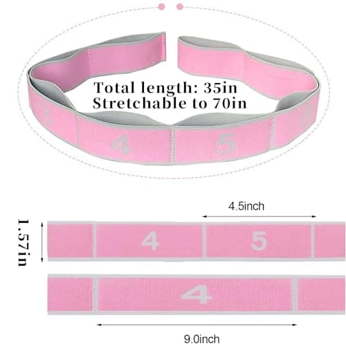 Stretch Strap,Kids Stretch Band,Resistance Bands for Gymnastics Training,Yoga,latin Exercise Trainer — view 6