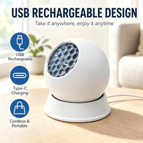360° Dynamic Rotating LED Ocean Wave Night Projector Light, Christmas — view 6