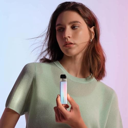 Vaporesso Xros 5 mini Vape Kit - (Sky Blue) 1500mAh Rechargeable Battery, 2A Fast Charging [10 Colours] LED Lights, Refillable vape Kit Compatible With Xros Pods, No Nicotine — view 2
