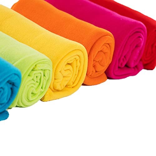 Fleece Blanket Throw 6 Pack Soft Kid Blanket Cozy Lightweight for Couch Bed Travel Throw Blanket Bulk Pet Blanket Warm Blanket Fleece Fabric Picnic Garden Solid for Home Sofa 125 X 150 CM Assorted — view 4