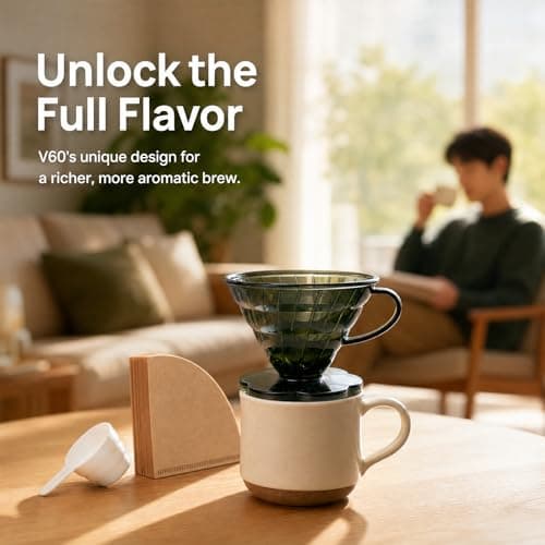 Yulondar 3PCS Pour Over Coffee Dripper Set for Home Cafe Travel — view 5