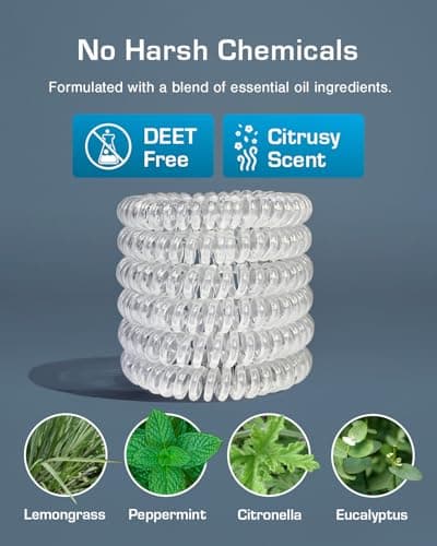 Active Era Mosquito Repellent Bracelet [12 Pack], Insect, Midge & Mosquito Bands - Powerful DEET Free Formula - Waterproof with 250 Hours / 10 Days of Protection for Adults and Kids 3+ — view 6