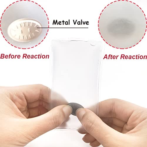 Reusable Pocket Hand Warmers, Click Activated Instant Heat Packs, Snap It Hot/Cold Gel Heating Pad for Pain Relief, Sore Muscles, Stiffness, Aches, Instant Hot Pad, Hot Compress (Small White 4PCS) — view 3