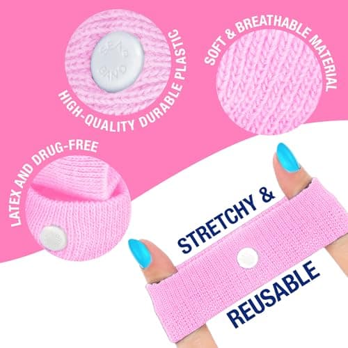 Sea-Band Mama! Lilac Travel & Motion Pregnancy Sickness Wristbands, 1 Pair — view 6