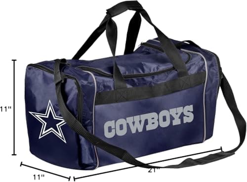 FOCO NFL Dallas Cowboys Core Duffel Gym Bag — view 2