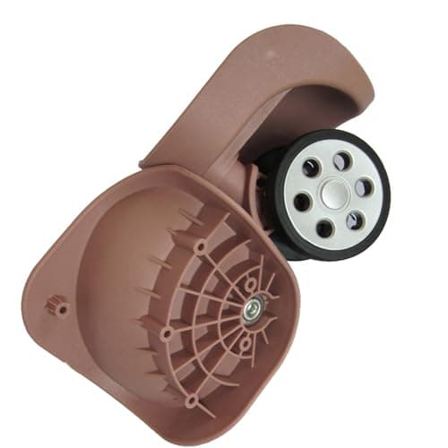 PLCPDM 1 Pair A191 Swiveling Luggage Suitcase Brake Wheel Repair Accessories Portable Travel Luggage Smooth Travel Suitcase Replacement — view 5