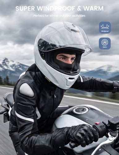 Lamicall Balaclava Windproof Ski Mask - Thermal Face Mask for Men Women — view 2