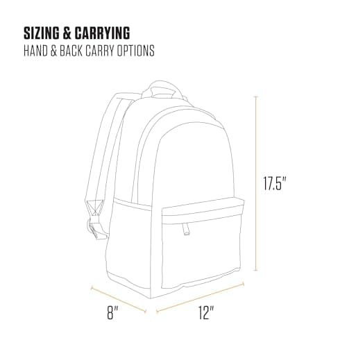 Carhartt unisex-adult 21l Laptop Backpack, Durable Water-resistant Pack With Laptop Sleeve Backpack, Classic Backpack (Gravel), One Size, 21l Laptop Backpack, Durable Water-resistant Pack With Laptop — view 5