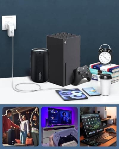 27W USB C Power Supply Compatible with Raspberry Pi 5 5.1V 5A UK Adapter — view 3
