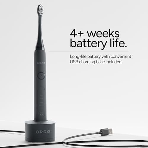 ORDO Sonic+ Electric Toothbrush for Adults, 4 Modes, Charcoal Grey — view 2