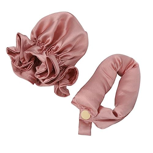 Semme Satin Curler Headband Set Dusty