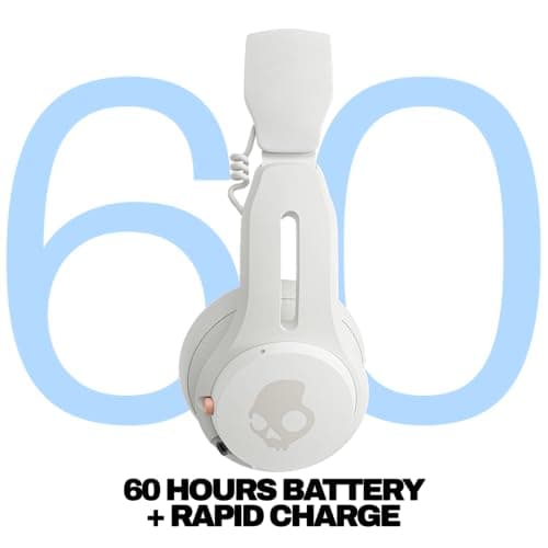 Skullcandy Icon ANC Noise Canceling Wireless Headphones - Bone/Orange — view 3