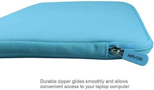 Arvok 11 11.6 12 Inch Laptop Sleeve Multi-Color Size Choices Case/Water-resistant Neoprene Notebook Computer Pocket Tablet Briefcase Carrying Bag/Pouch Skin Cover For HP/Dell/Lenovo/Asus/Acer — view 5