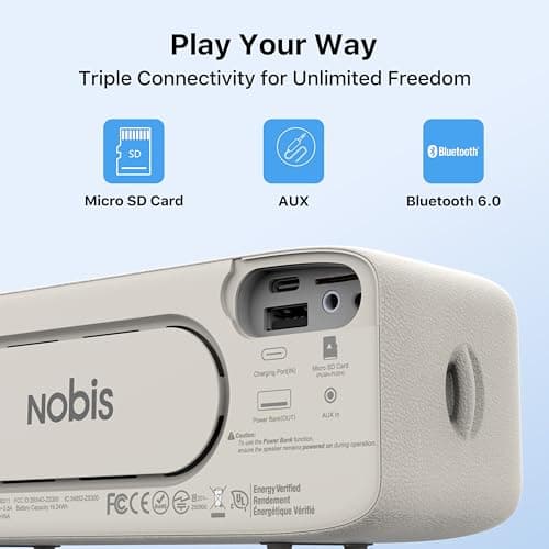 NOBIS 20W Bluetooth Speaker,IP68 Waterproof Wireless Speaker — view 3