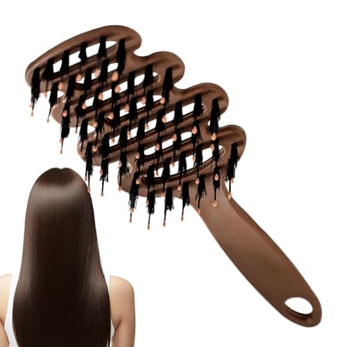 Scalp Brush Detangling Tool Massager Anti Static Bristles Handle