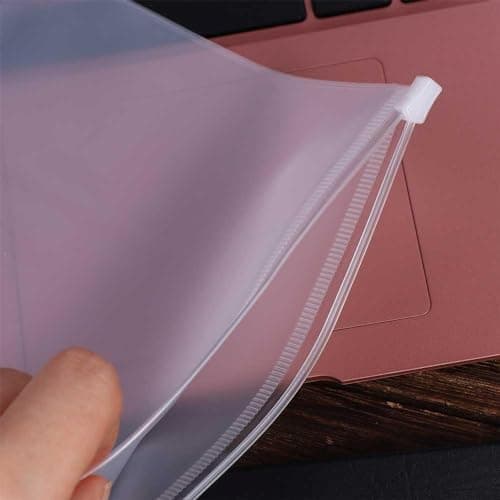 Clear Zipper Pocket for Travelers Notebook,PVC Pouch/Storage Bag Travelers Journal Accessories Inserts Pouch for Notebook, Journal, Planners(125x90mm) — view 3
