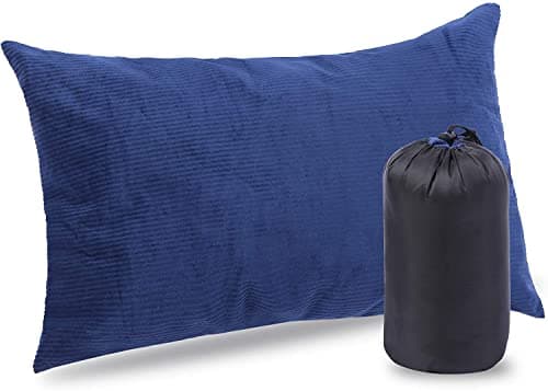 REDCAMP Small Camping Pillow for Sleeping Bag,Soft Travel Pillow,Blue