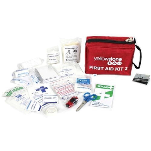 First Aid Kit 2 Bag - Safety Heeling Bag | Medical Emergency, Plasters, Bandages, Travel | for Car, Travel, Home, Workplace, Camping, Hiking, Outdoor and Sports