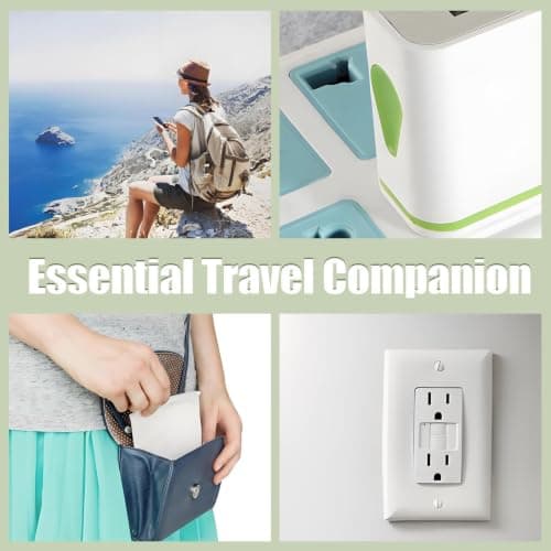 2 Pcs Usa Usb Charger Plug Adapter, Uk to Usa Plug Adapter with Usb — view 6
