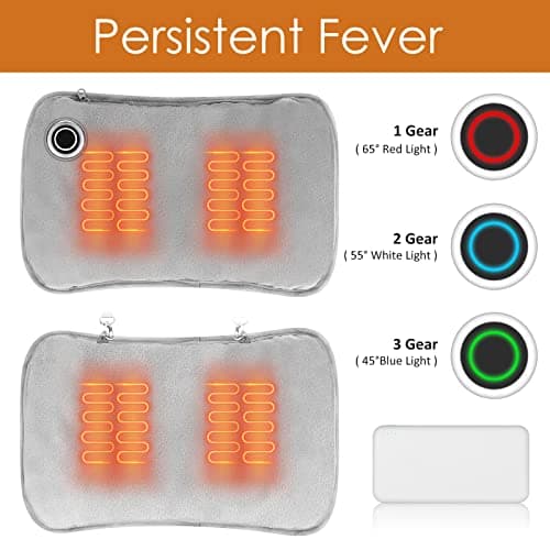Hand Warmers Rechargeable, Portable Graphene Heated Gloves Handwarmers Bag — view 4