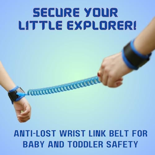 OrionMart Anti Lost Wrist Link Belt for Toddlers Wrist Reins — view 3
