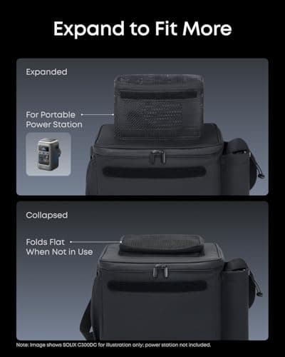 NEBULA Portable Carry Bag for P1 Projector, Compact and Lightweight Travel Case with Adjustable Storage, Shoulder Strap, and Durable Waterproof Polyester Fabric — view 4