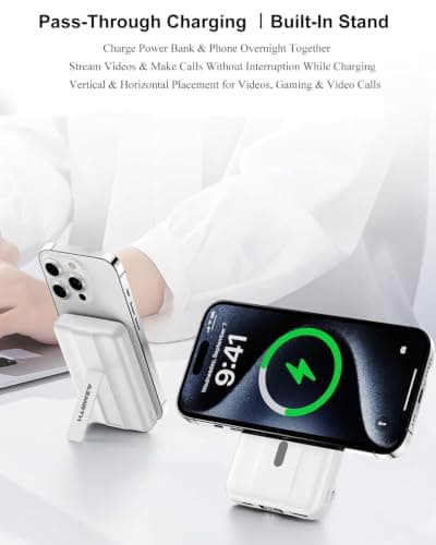 Azmuth for MagSafe Power Bank, 10000mAh Magnetic Wireless Portable Charger — view 6