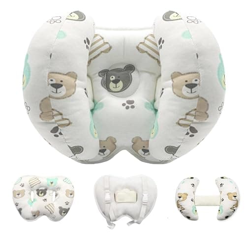 KAKIBLIN Baby Head Neck Support Pillow, 2 in 1 Banana Neck Pillow for Baby