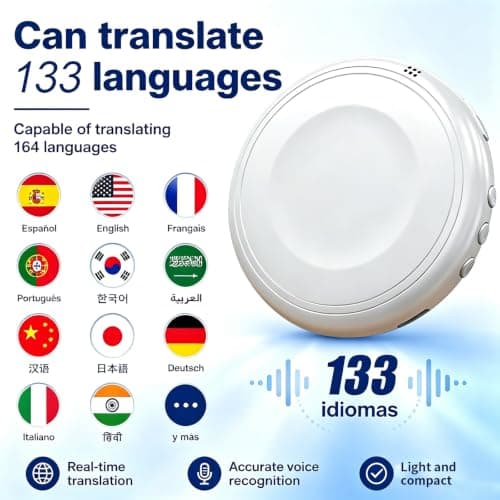 FUNLOV Smart Wearable Translator, AI Translators Language Translator Device — view 4