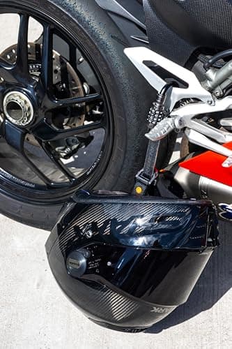 RIDERR Helmet Lock - Combination Lock to Secure Your Motorcycle, Motorbike, Scooter Helmet, Luggage & More. — view 3