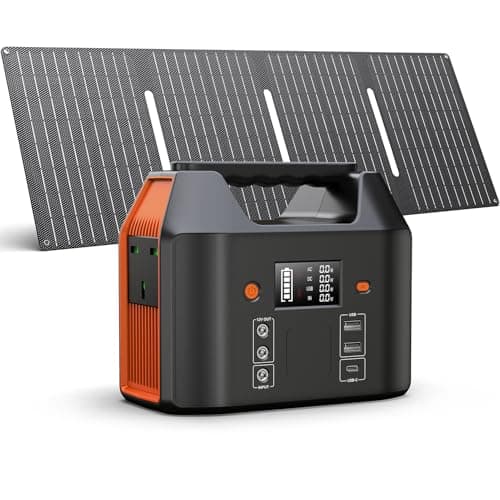 SinKeu Portable Power Station 97.68Wh with 40W Solar Panel,Camping