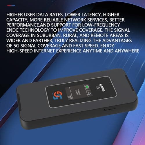 Tbest 5G Mobile Hotspot with 8000mAh Battery — view 3