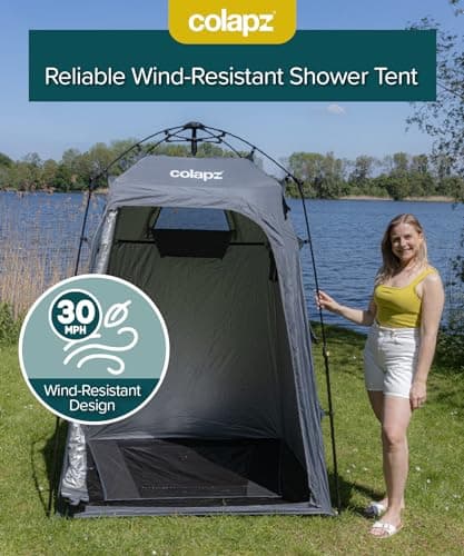 Colapz Pop Up Camping Shower Tent Privacy Shelter & Toilet Tent — view 5