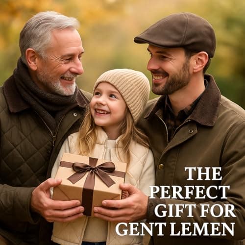 TOP-EX Waterproof Faux Leather Flat Cap for Men Ivy Driving Hat Coffee M/L — view 4