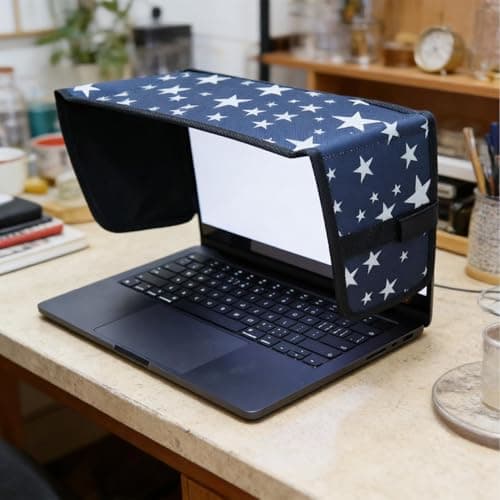 Anti Glare Laptop Shade - Heat Resistant Sun Protection Hood for Outdoor Use | Portable Work Accessory with Cafes, Camping, Balcony, Travel for Terrace, Students, Professionals, and Home — view 3